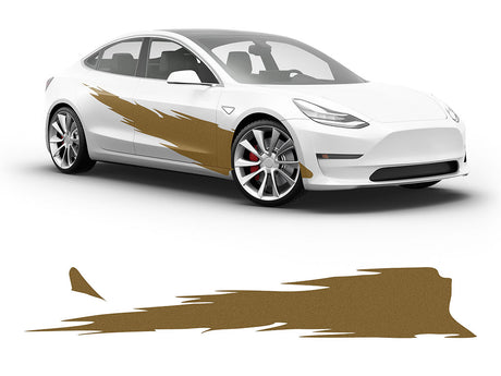 3M Gold R Tear Body Graphic~Full Side Auto Decal Kit~0