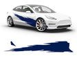 3M Deep Navy Blue R Tear Body Graphic~Full Side Auto Decal Kit~0