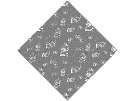 Racer Head Halloween Vinyl Wrap Pattern