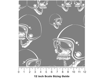 Racer Head Halloween Vinyl Film Pattern Size 12 inch Scale~Rwraps Racer Head Halloween Sizing Chart~2