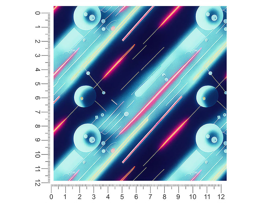 racing neurons science fiction 1ft x 1ft Craft Sheets
