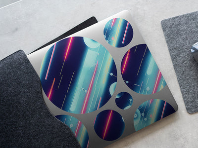 racing neurons science fiction DIY Laptop Stickers