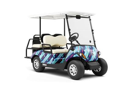 Racing Neurons Science Fiction Wrapped Golf Cart
