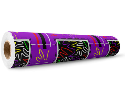 Radical Renovations Abstract Wrap Film Wholesale Roll~Rwraps Series 914 Digitally Printed Vinyl Roll~5