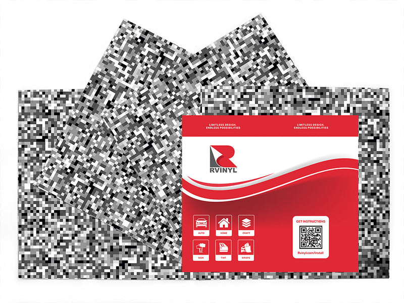 radio fuzz pixel Craft Vinyl Sheet Pack
