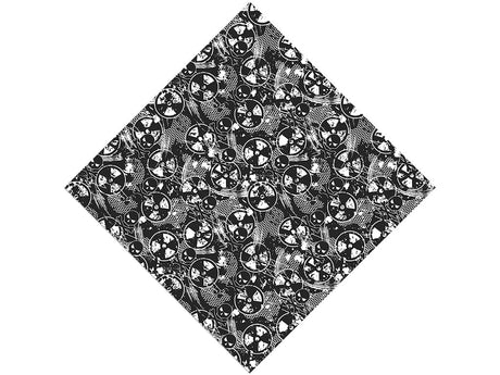 Radioactive Monochrome Graffiti Vinyl Wrap Pattern