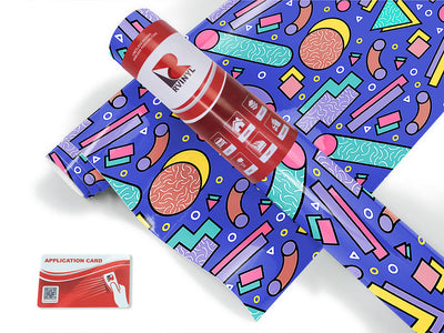 radiorama abstract geometric Craft Vinyl Roll