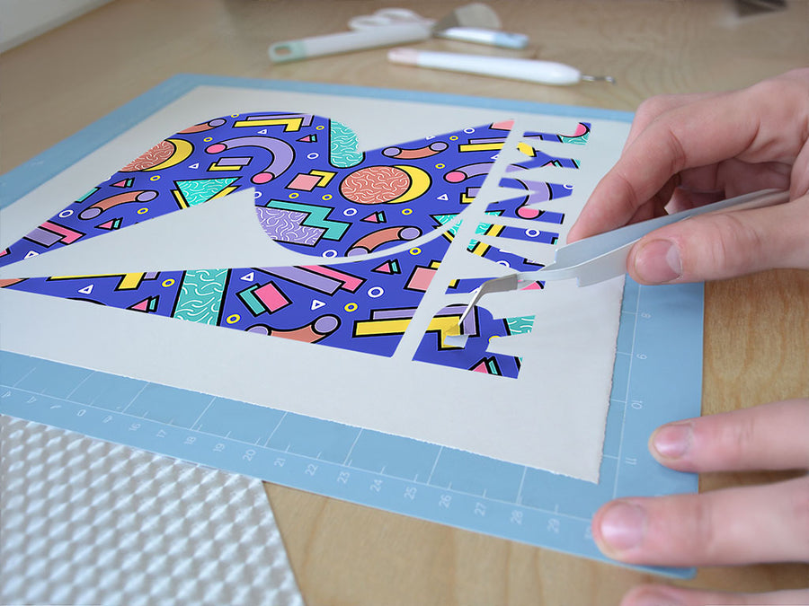 radiorama abstract geometric Easy Weed Craft Vinyl