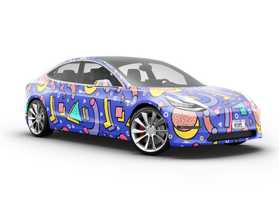 Radiorama  Abstract Vehicle Vinyl Wrap