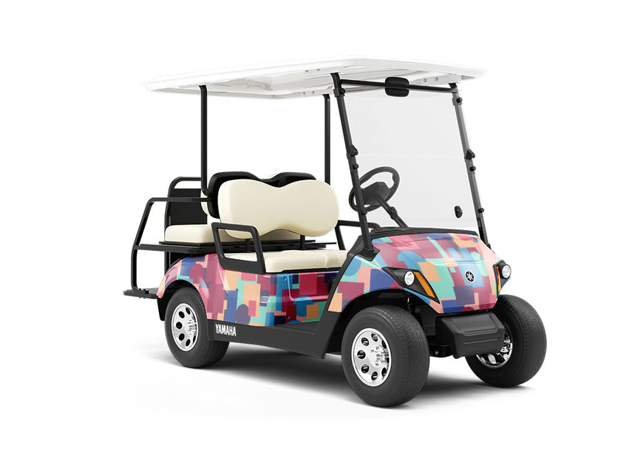 Ragout Fantasy Mosaic Wrapped Golf Cart