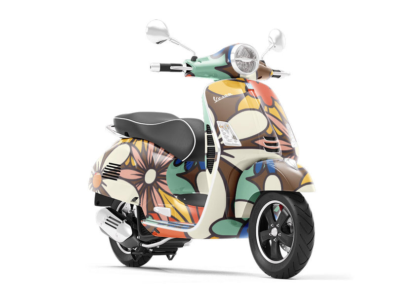 Raider Revere Retro Vespa Scooter Wrap Film