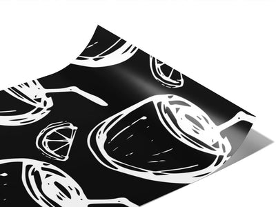 Rain Caught Alcohol Vinyl Wraps~Rwraps Series 914 Digitally Printed Vinyl Wrap~0