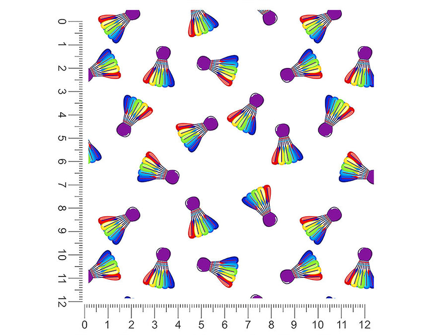 rainbow birdies sport 1ft x 1ft Craft Sheets