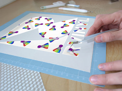 rainbow birdies sport Easy Weed Craft Vinyl