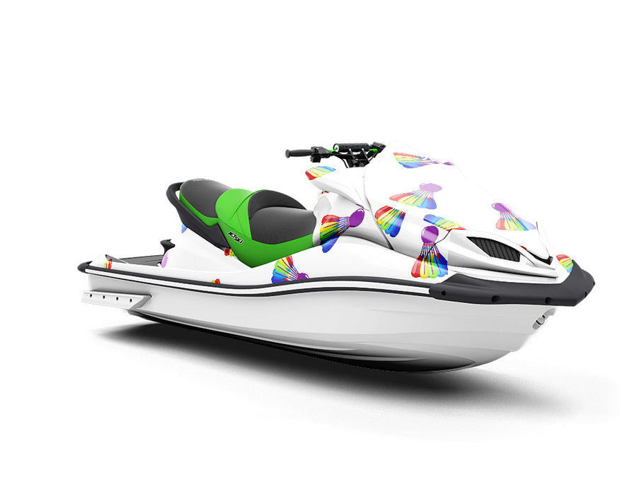 Rainbow Birdies Sport Jet Ski Vinyl Customized Wrap