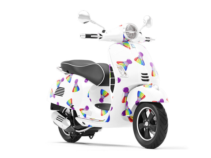 Rainbow Birdies Sport Vespa Scooter Wrap Film