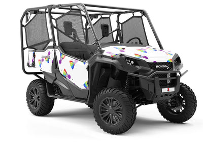 Rainbow Birdies Sport Utility Vehicle Vinyl Wrap