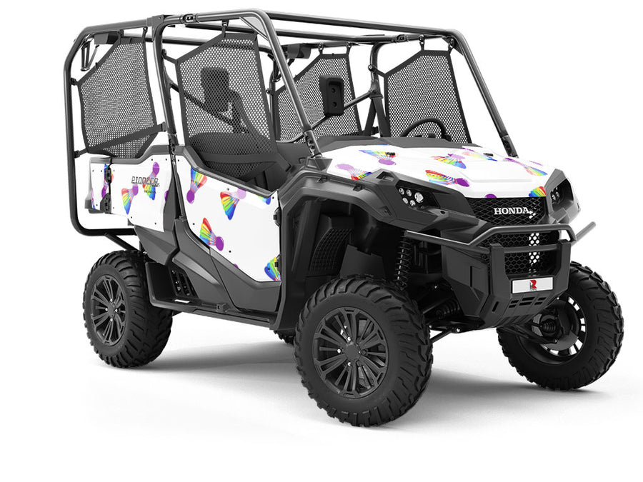 Rainbow Birdies Sport Utility Vehicle Vinyl Wrap