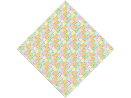 Rainbow Blocks Tile Vinyl Wrap Pattern