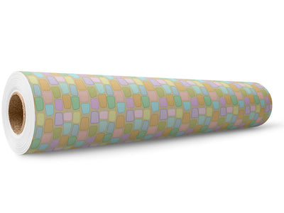 Rainbow Blocks Tile Wrap Film Wholesale Roll~Rwraps Series 914 Digitally Printed Vinyl Roll~5