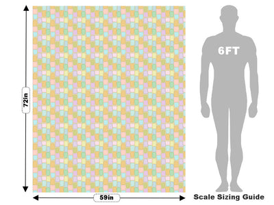 Rainbow Blocks Tile Vehicle Wrap Scale~Rwraps Series 914 Rainbow Blocks Tile Measurements~2