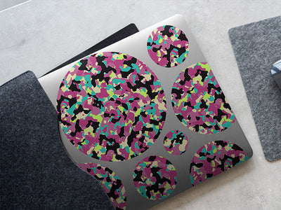 rainbow buckshot camouflage DIY Laptop Stickers