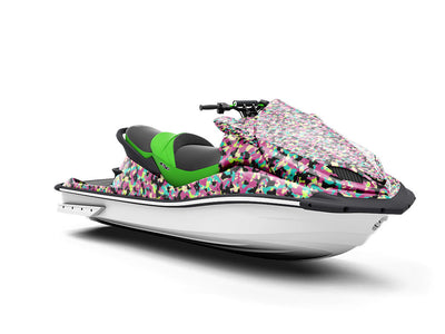 Rainbow Buckshot Camouflage Jet Ski Vinyl Customized Wrap