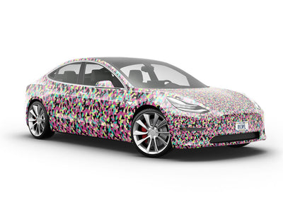 Rainbow Buckshot Camouflage Vehicle Vinyl Wrap