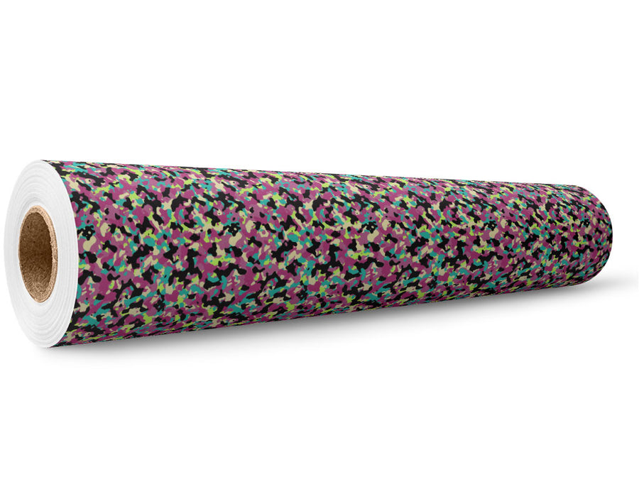 Rainbow Buckshot Camouflage Wrap Film Wholesale Roll~Rwraps Series 914 Digitally Printed Vinyl Roll~5