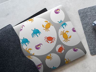 rainbow crayfish salt water DIY Laptop Stickers
