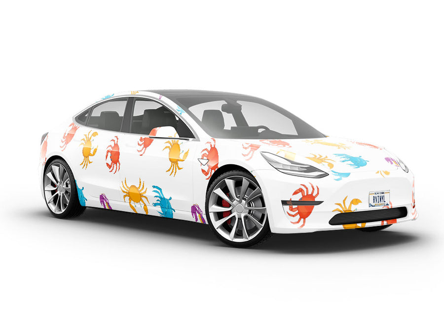 Rainbow Crayfish Marine Life Vehicle Vinyl Wrap