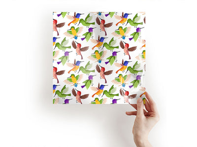 rainbow family bird Craft Sheets