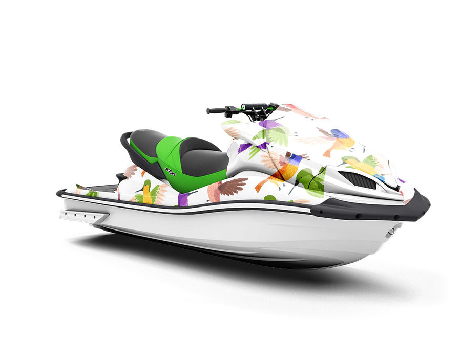 Rainbow Family Birds Jet Ski Vinyl Customized Wrap