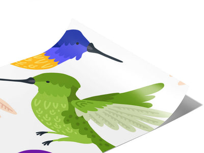 Rainbow Family Birds Vinyl Wraps~Rwraps Series 914 Digitally Printed Vinyl Wrap~0