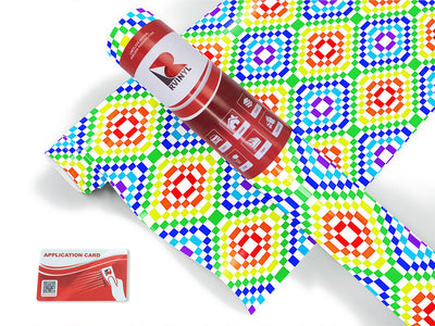 rainbow floors mosaic Craft Vinyl Roll