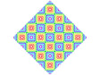 Rainbow Floors Mosaic Vinyl Wrap Pattern