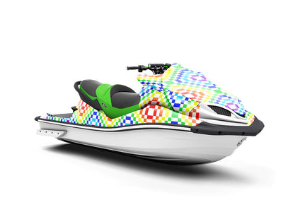 Rainbow Floors Mosaic Jet Ski Vinyl Customized Wrap
