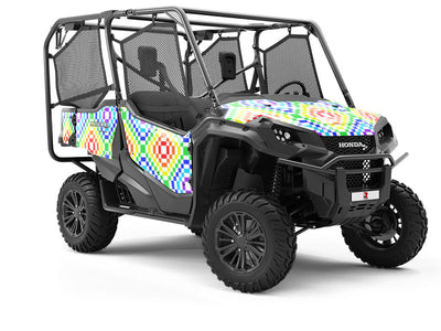 Rainbow Floors Mosaic Utility Vehicle Vinyl Wrap