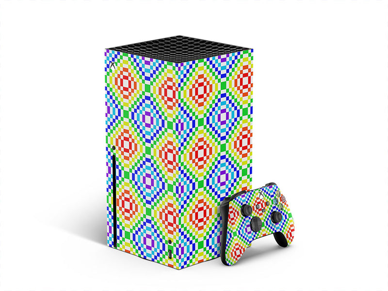 rainbow floors mosaic XBOX DIY Decal