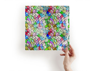 rainbow fragments stained glass Craft Sheets