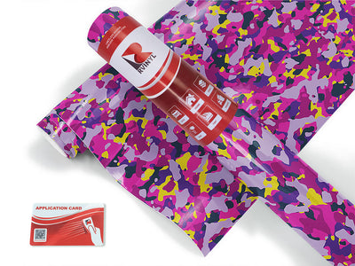 rainbow heather camouflage Craft Vinyl Roll