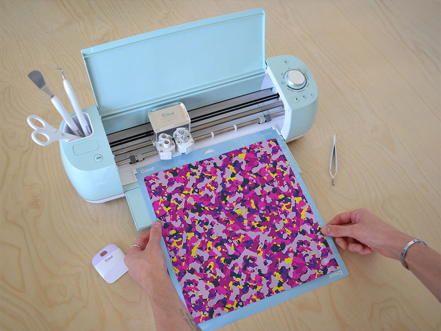 rainbow heather camouflage Cricut Compatible Vinyl