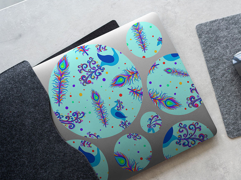 rainbow kings bird DIY Laptop Stickers