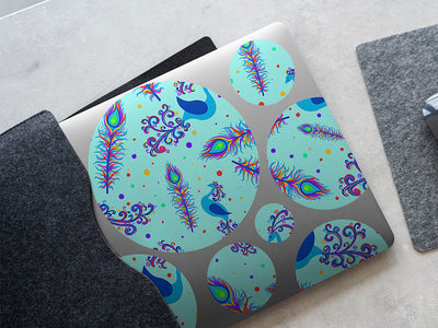 rainbow kings bird DIY Laptop Stickers