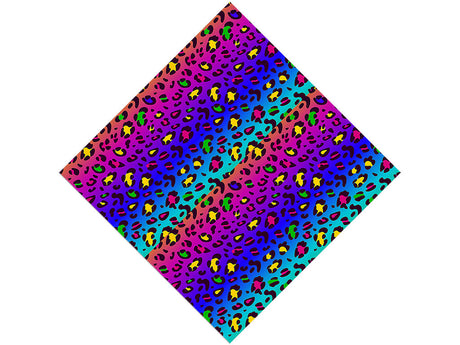 Rainbow Leopard Vinyl Wrap Pattern