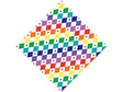 Rainbow Love Argyle Vinyl Wrap Pattern