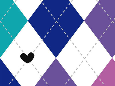Rainbow Love Argyle Vinyl Wrap Pattern~Rwraps Series 914 Digitally Printed Vinyl Wrap~0