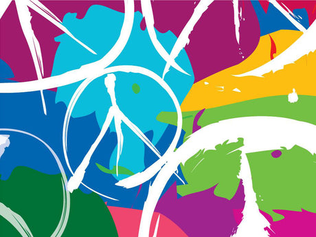 Rainbow Peace Graffiti Vinyl Wrap Pattern~Rwraps Series 914 Digitally Printed Vinyl Wrap~0