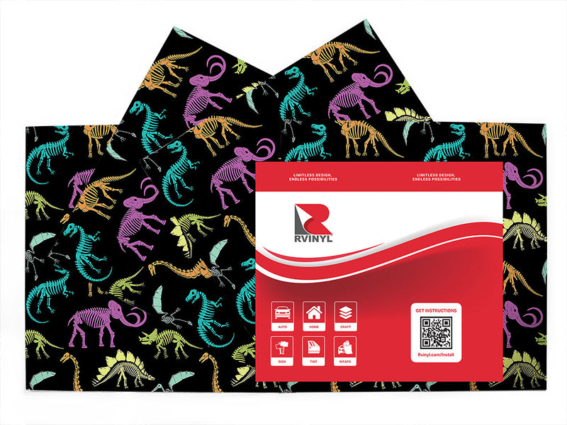 rainbow relics dinosaur Craft Vinyl Sheet Pack