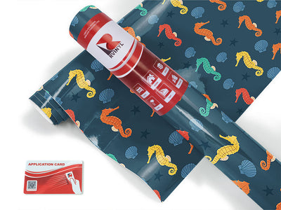 rainbow seahorses salt water Craft Vinyl Roll